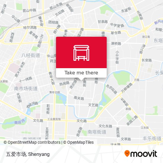 五爱市场 map