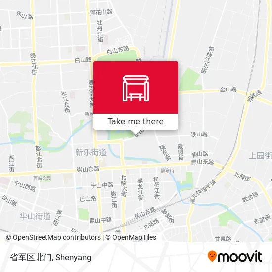 省军区北门 map