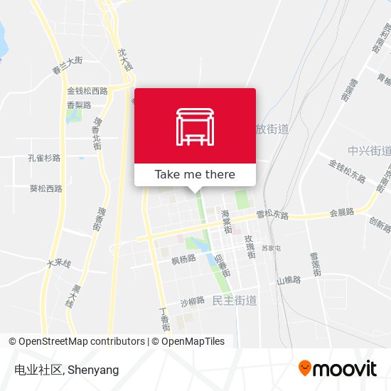 电业社区 map