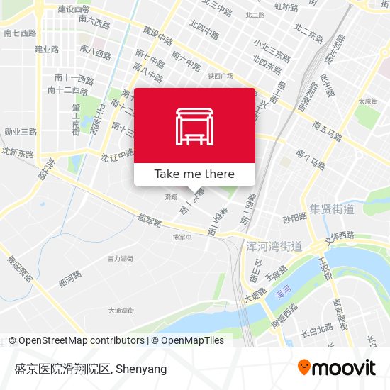 盛京医院滑翔院区 map