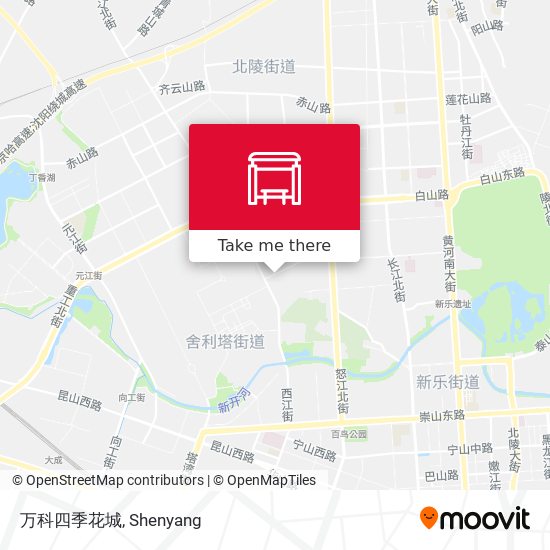 万科四季花城 map