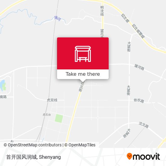 首开国风润城 map