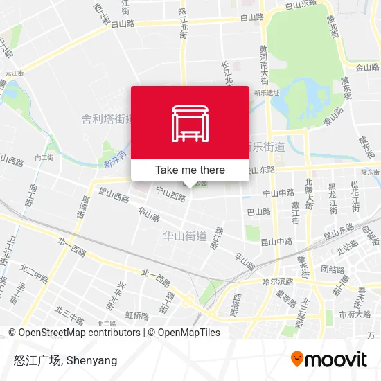 怒江广场 map