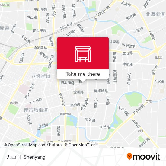 大西门 map