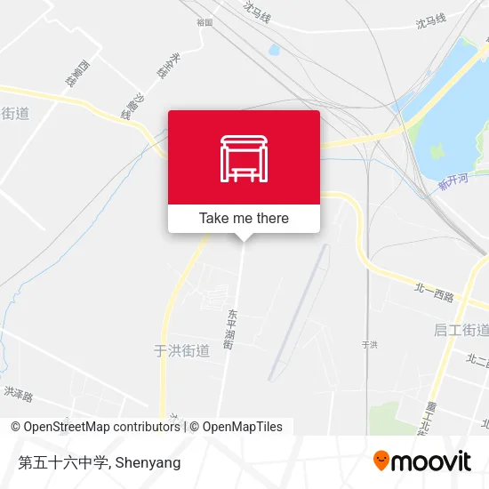 第五十六中学 map