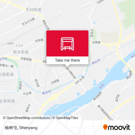 榆树屯 map