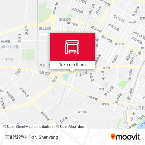 西部货运中心北 map