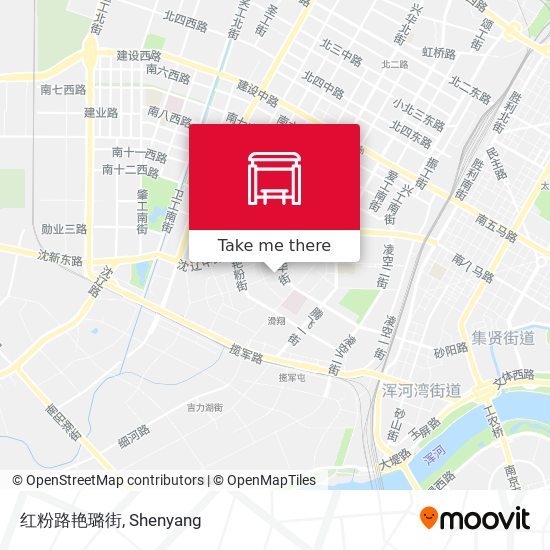 红粉路艳璐街 map