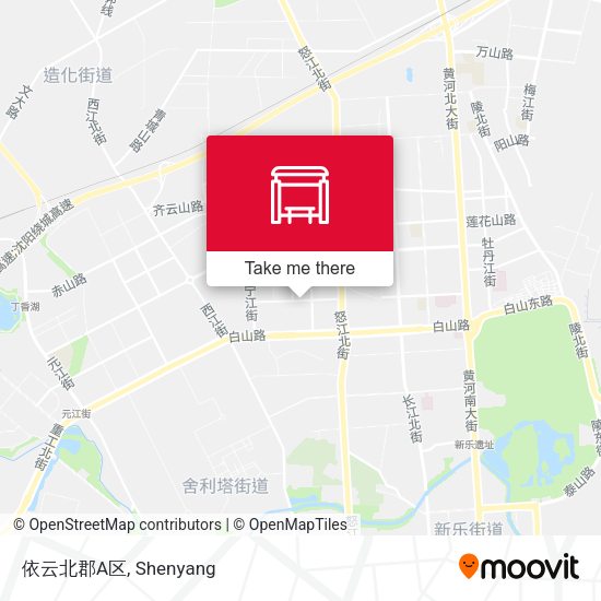 依云北郡A区 map