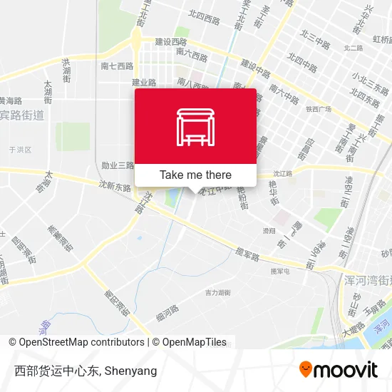 西部货运中心东 map