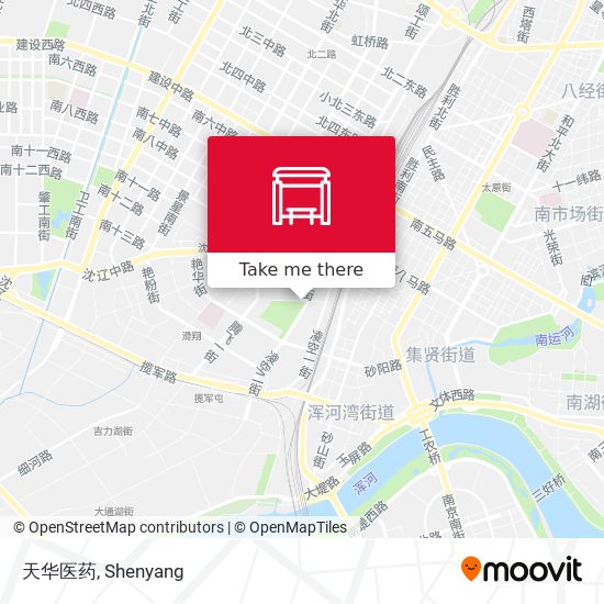 天华医药 map