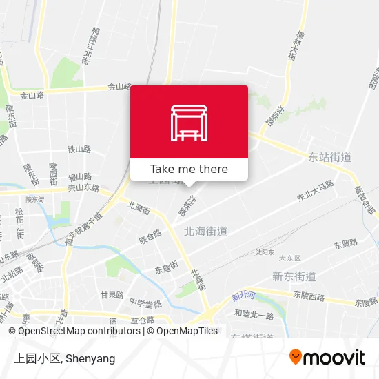 上园小区 map
