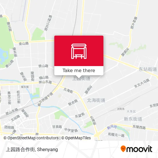 上园路合作街 map
