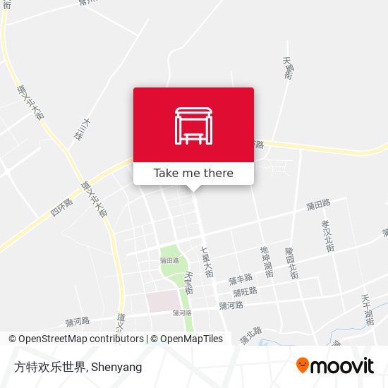方特欢乐世界 map