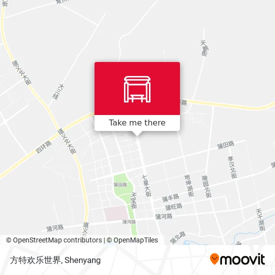 方特欢乐世界 map