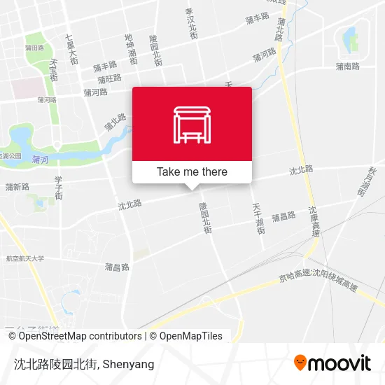 沈北路陵园北街 map