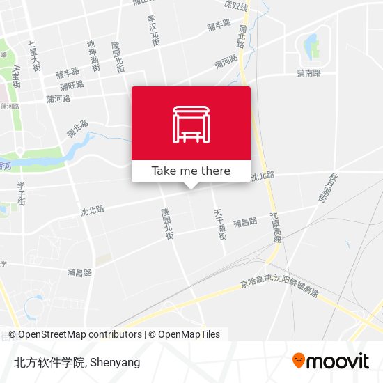 北方软件学院 map