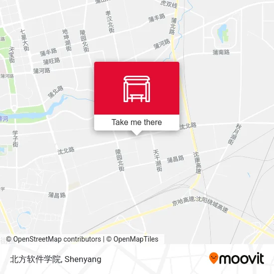 北方软件学院 map