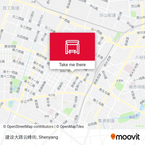 建设大路云峰街 map