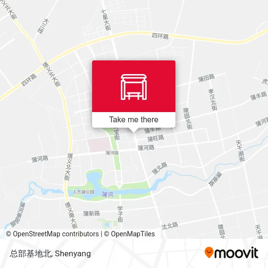 总部基地北 map