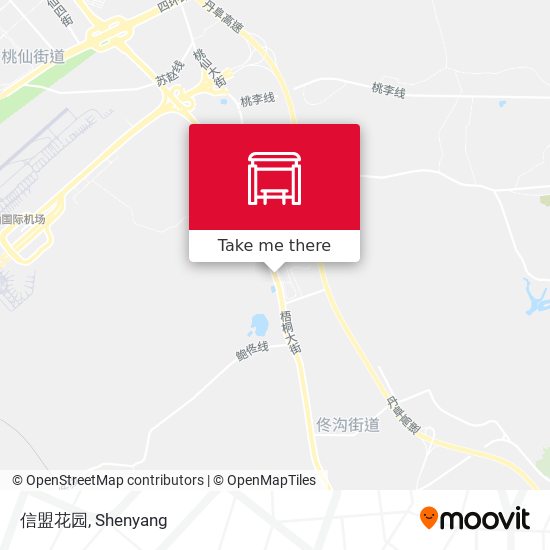 信盟花园 map