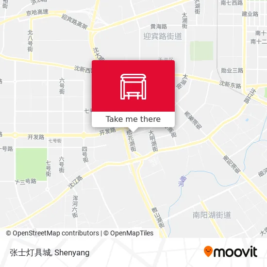 张士灯具城 map
