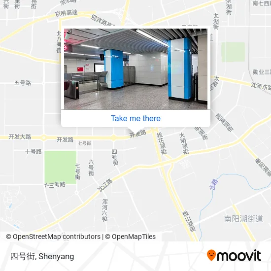四号街 map