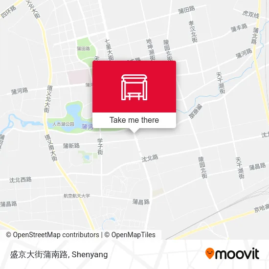 盛京大街蒲南路 map