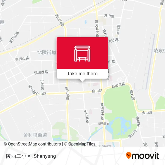 陵西二小区 map
