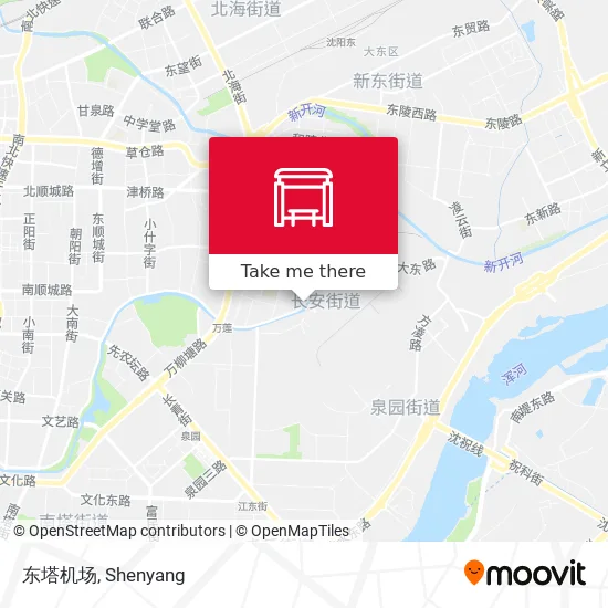 东塔机场 map