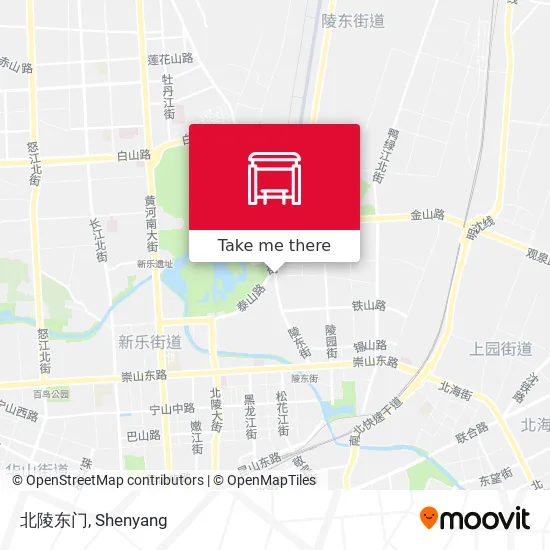 北陵东门 map