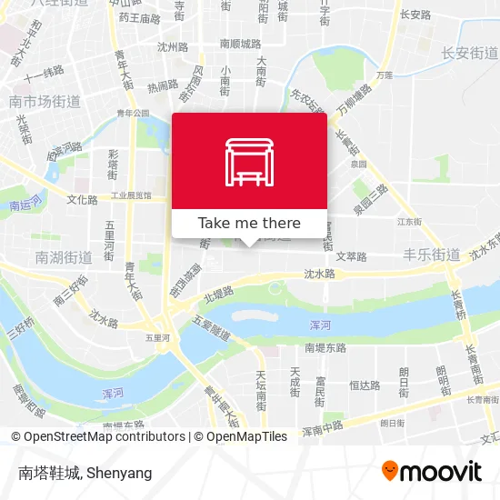 南塔鞋城 map