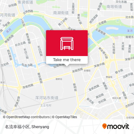 名流幸福小区 map
