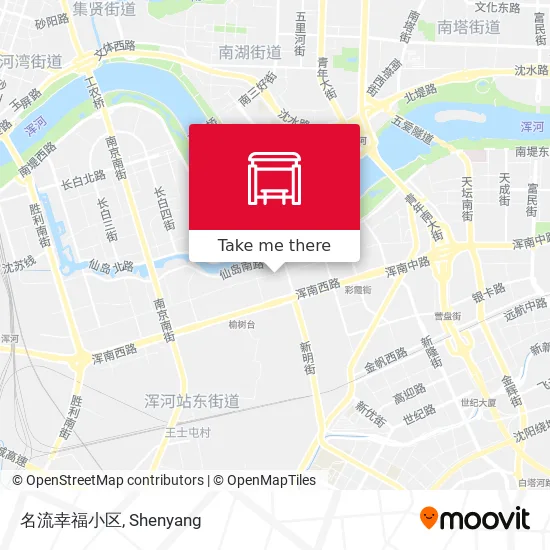 名流幸福小区 map