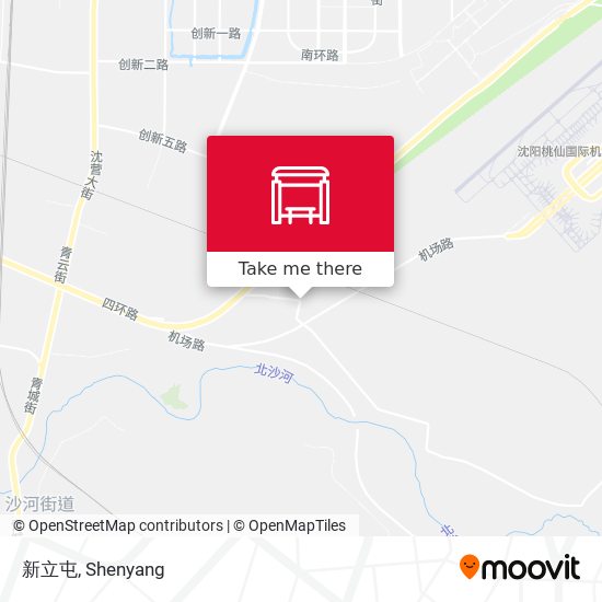 新立屯 map