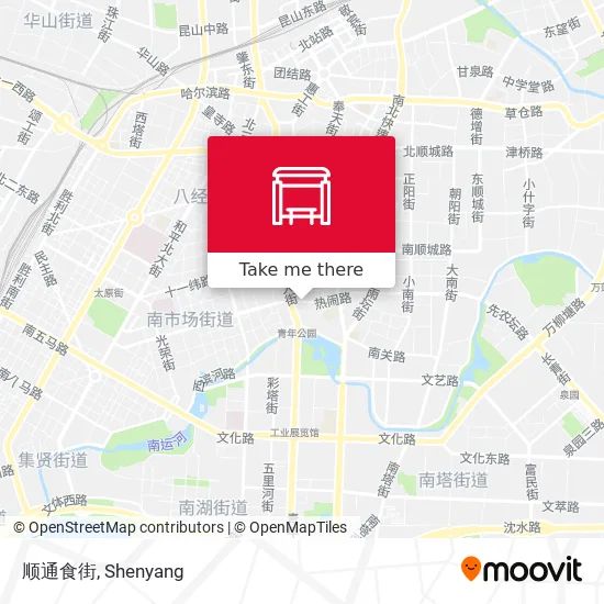 顺通食街 map