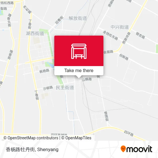 香杨路牡丹街 map