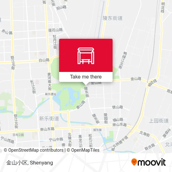 金山小区 map