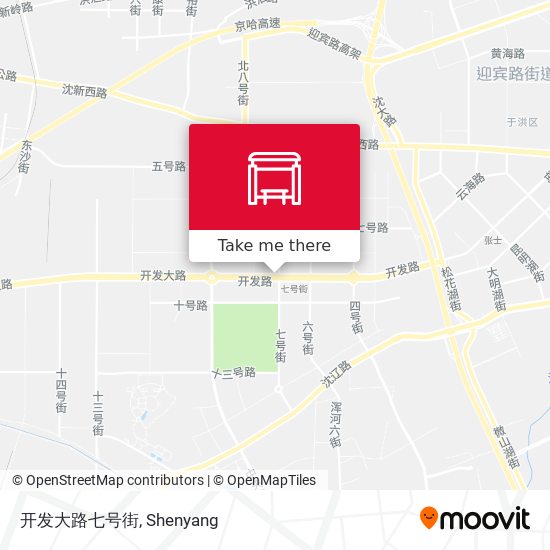 开发大路七号街 map