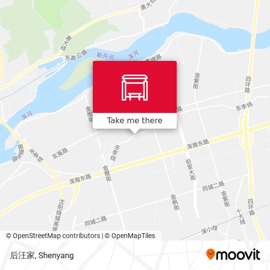 后汪家 map