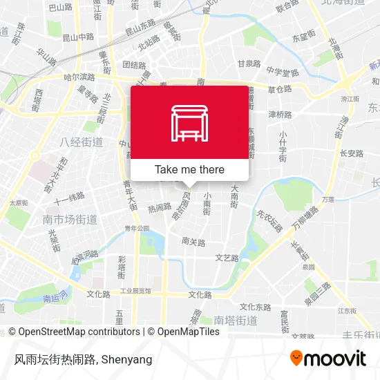 风雨坛街热闹路 map