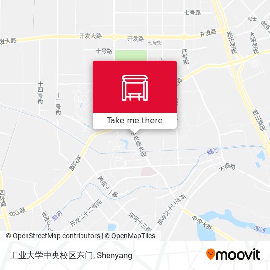 工业大学中央校区东门 map
