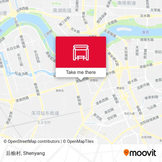 后榆村 map