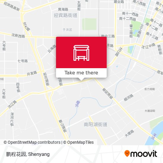 鹏程花园 map