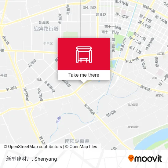 新型建材厂 map