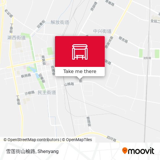 雪莲街山榆路 map