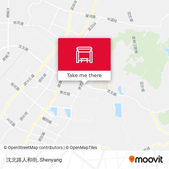 沈北路人和街 map