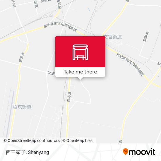 西三家子 map