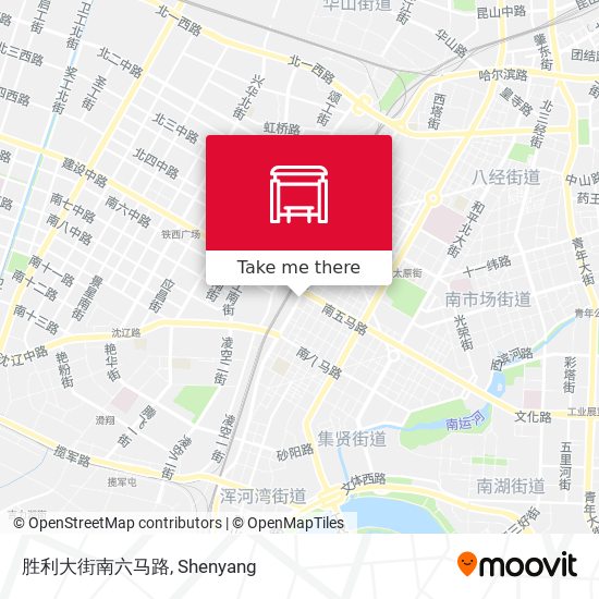 胜利大街南六马路 map