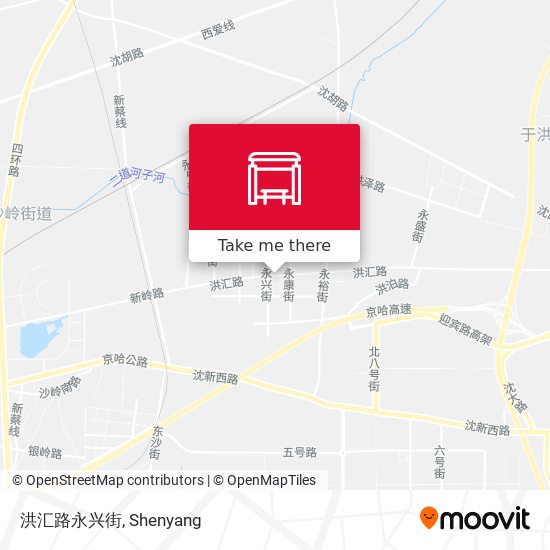 洪汇路永兴街 map